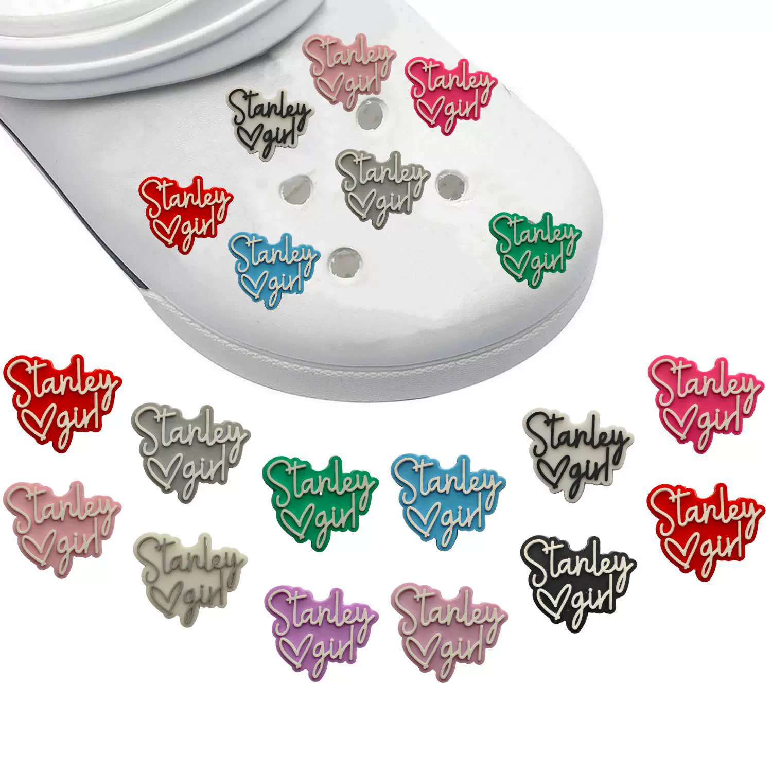 Stanley Girletsy трансграничные бестселлеры DIY аксессуары для обуви ПВХ пластиковые цветочные отверстия для обуви пряжки для обуви.