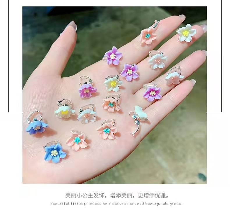 儿童彩色小豆扣发夹