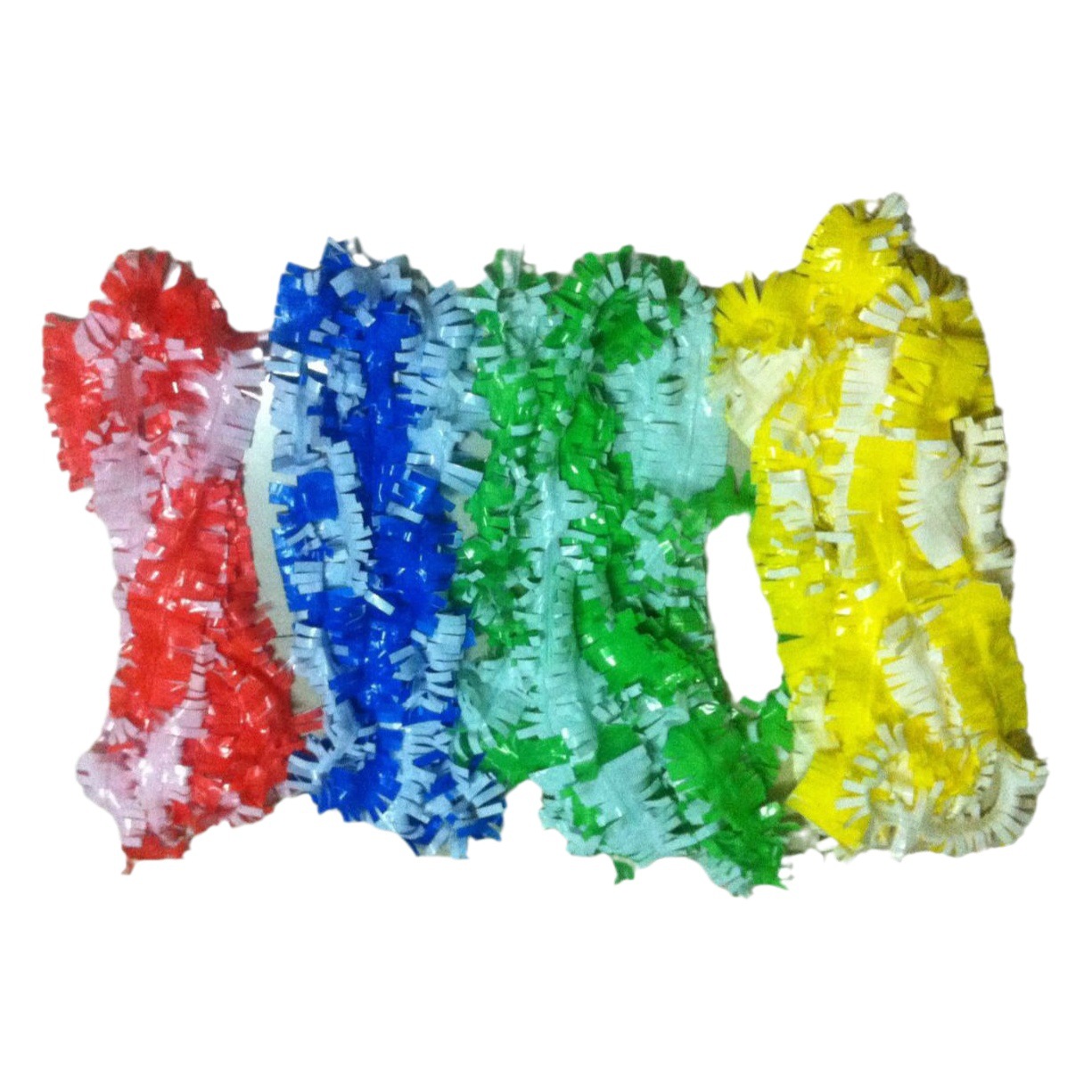 Fábrica personalizada guirnalda de plástico guirnalda hawaiana Festival suministros 91*3,5 cm corona de plástico para la celebración del Festival