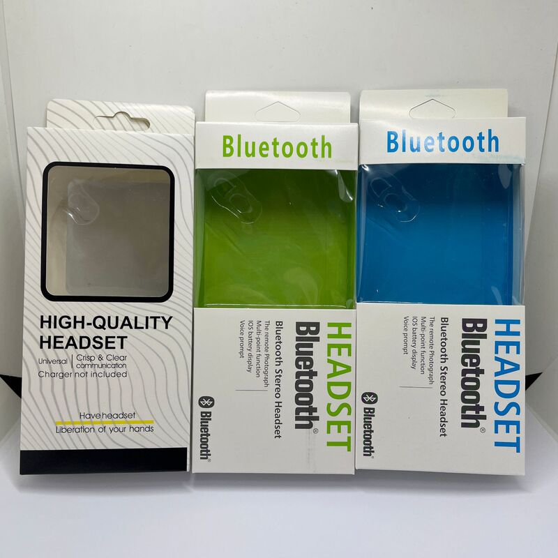 Spot 163 165 Bluetooth Headset Packaging Wireless Bluetooth Headset Single Ear Packaging Box Carton Blister Packaging