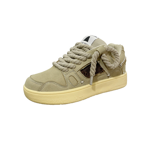 National trend ins style niche trend retro sports shoes men's ulzzang contrast color college thick-soled couple casual sneakers