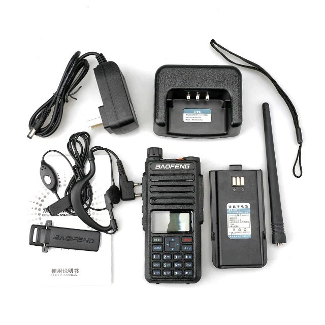 Baofeng цифровой Headprojan DM-1801 двойной временной UV двойной производительности DMR ручной радиостанции гражданской частоты настройка