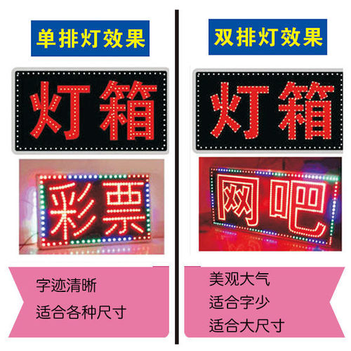 Custom wholesale waterproof LED electronic display box for outdoor hanging wall-mounted dual-sided glowing sign box