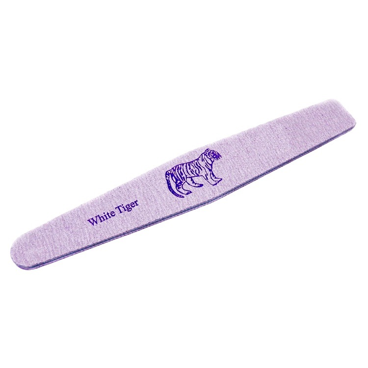 Diamond-shaped gray sand strip nail file tiger sand strip
