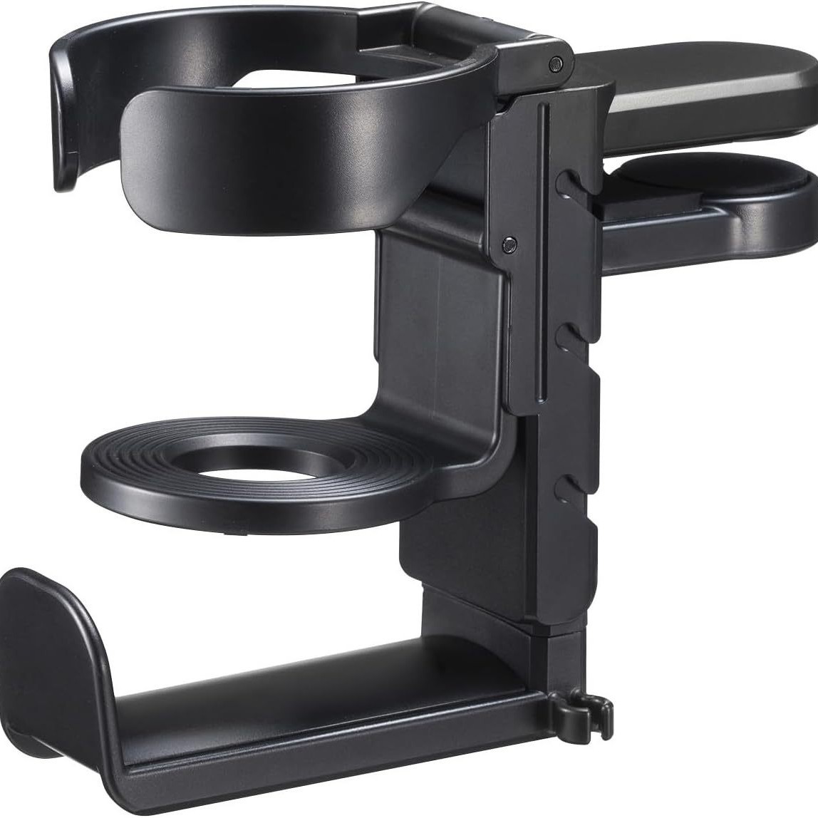 Private Model Punch-free Table Clip Cup Holder Headset Earphone Holder 360-degree Rotating Headphone Holder Water Cup Holder