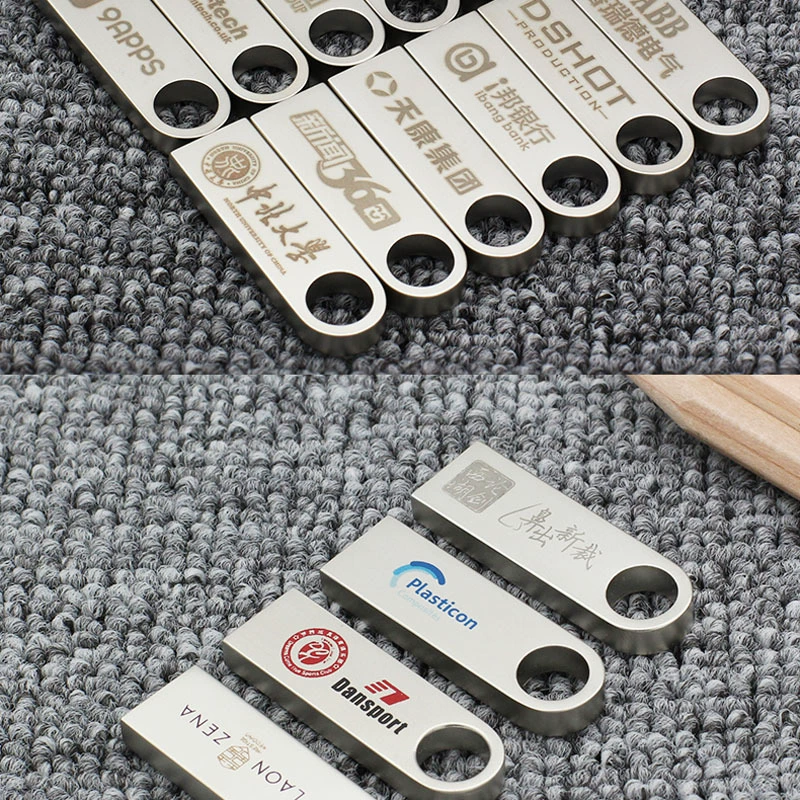 USB флеш-накопитель G32 — компактный металлический брелок, высокоскоростной, 128 ГБ (также 8/16/32/64 ГБ)