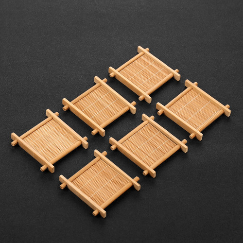 Tingtai coaster, bamboo tea coaster, insulation pad, tea set, tea ceremony accessories, jewelry display, photography props