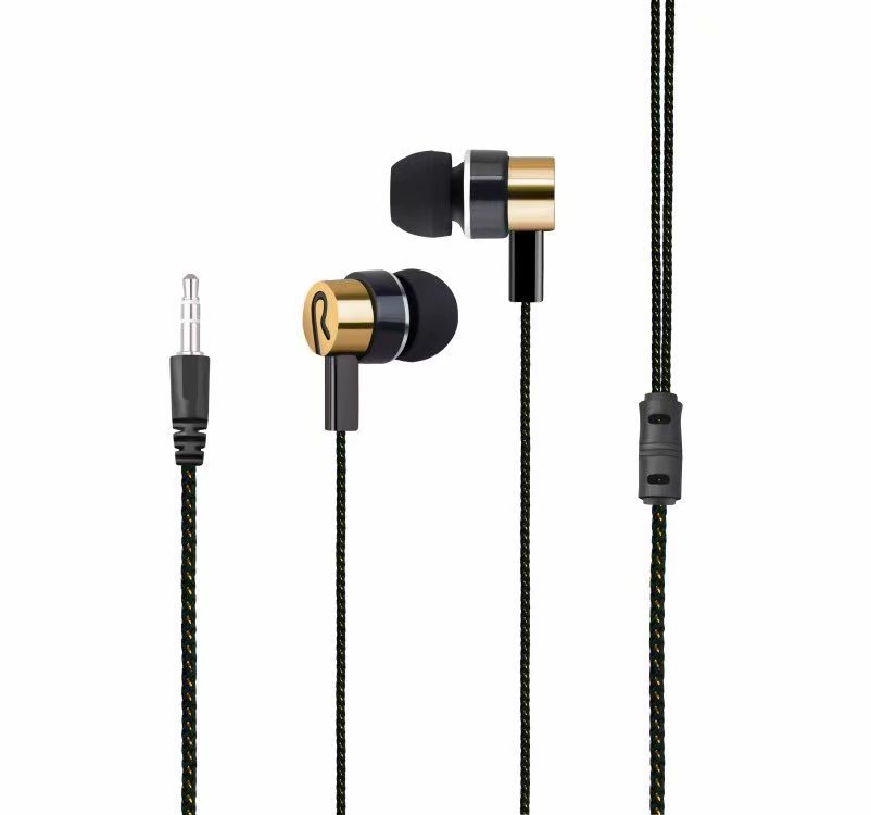 Auricular de doble bobina móvil en la oreja artefacto de juego de pollo adecuado para Apple Xiaomi teléfono móvil con cable auricular entrega de una pieza