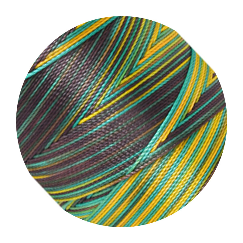 Nuevo 9 hebras de 0,5 mm línea de tejido pulsera collar di di dragón cuerda de mano cuerda de color gradiente cuerda de hilo de texto