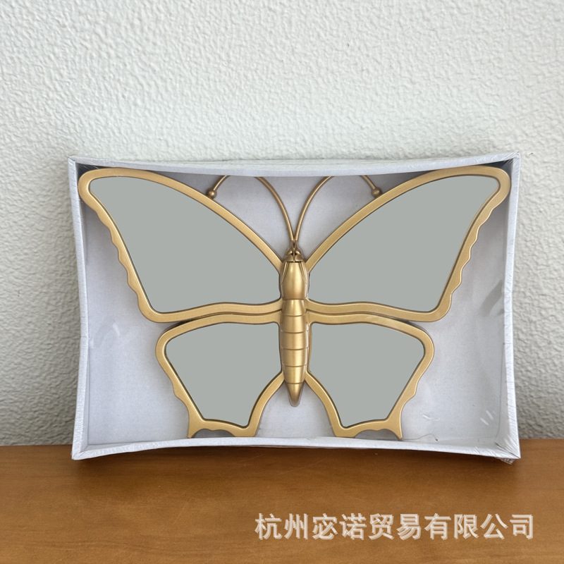 Decoración Tridimensional de Pared con Flores y Espejo, Artesanal, para Sala de Estar y Hogar