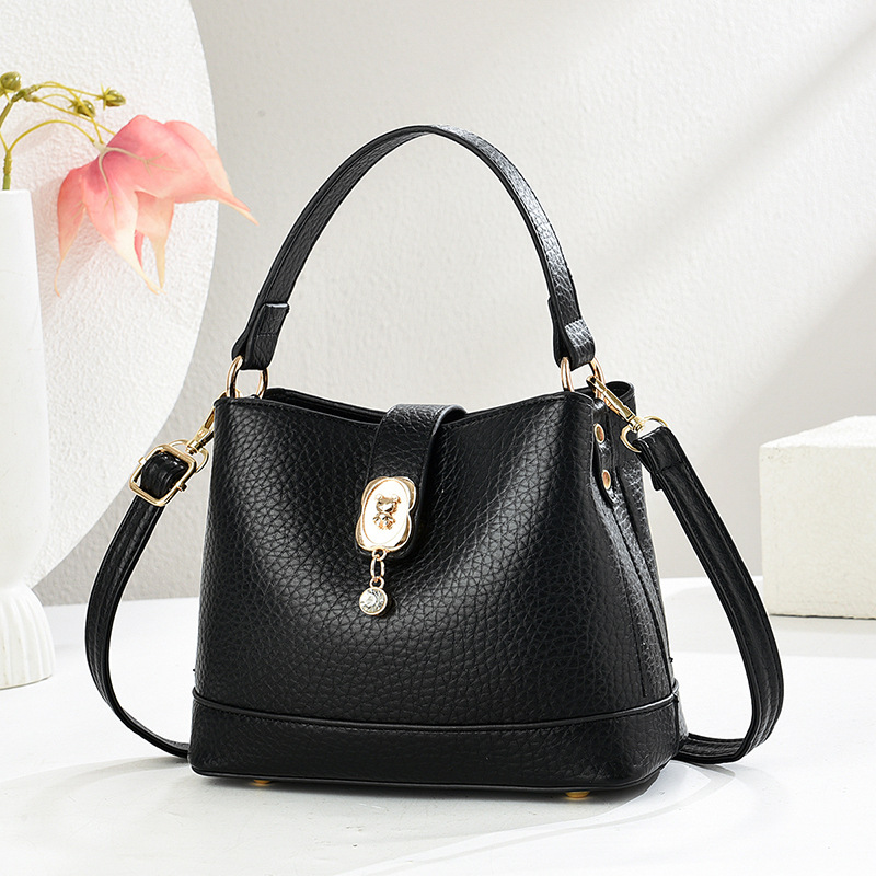 Bolso de cubo atmosférico 2025 nuevo bolso de moda de alta gama bolso de mensajero de todo fósforo casual bags transfronterizos