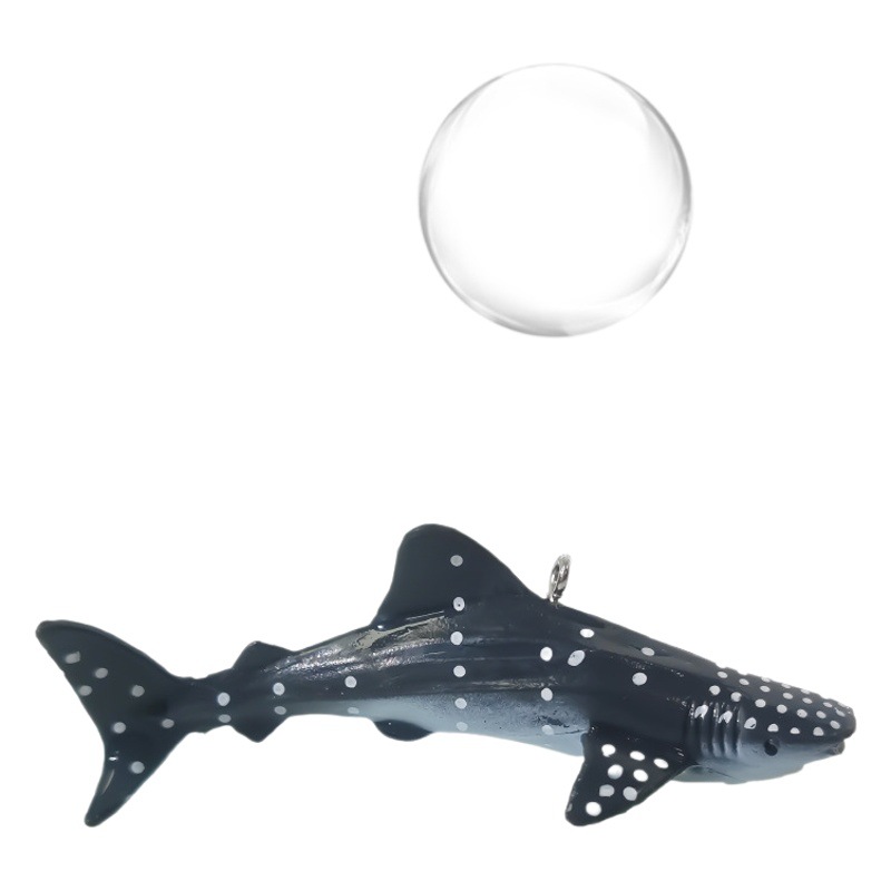 Escenografía de pecera explosiva, decoración de acuarios, tiburón de simulación, ballena azul, mundo submarino, adornos flotantes marinos transfronterizos