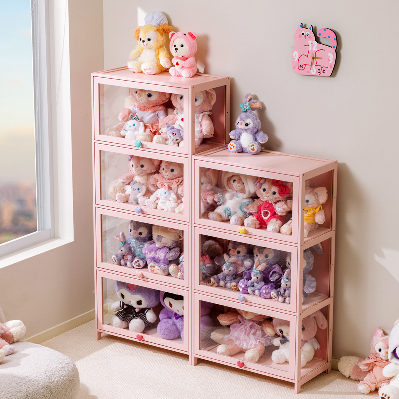 Hand Storage Box Pain Cabinet Plush Doll Doll Display Cabinet Model Doll Blind Box Acrylic Transparent Display Stand