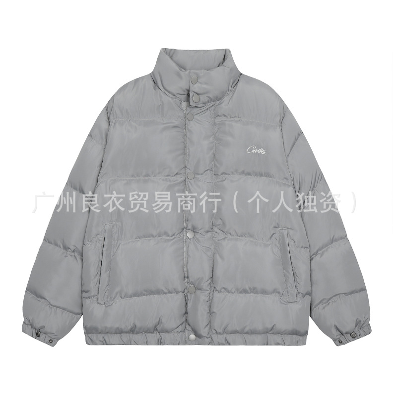 批发CORT美式潮牌刺绣恶魔岛连帽棉服男女ins秋冬季棉衣外套潮ins|undefined
