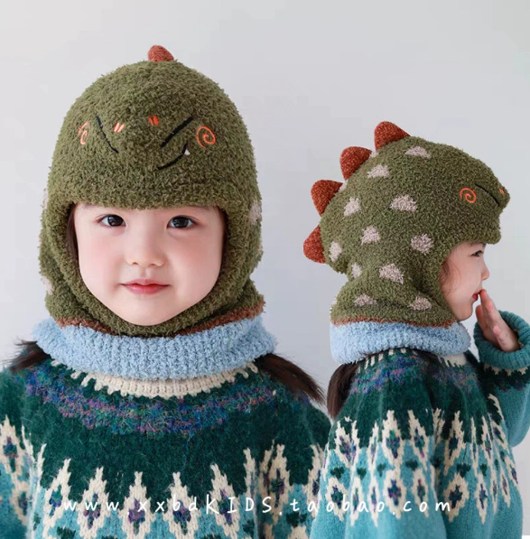 Gorro pasamontañas con bufanda para bebé térmico con protección para orejas para invierno
