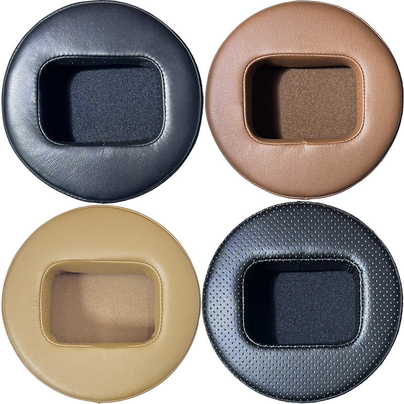 Flat earphone cover pad black and yellow brown breathable protein sheepskin summer ice floss 90 100 110 120MM