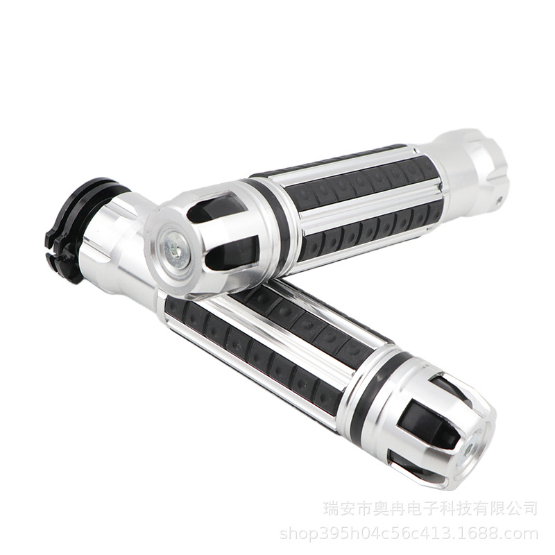 Motorcycle Modified Handlebar Cover Full Cnc Aluminum Alloy Handle Throttle Grip Motorcycle Moped Modification Accessories