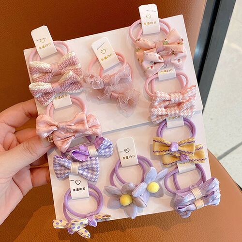 New Children's Hairband for Girls, Baby Hair Ties without Harming Hair, Little Girl Rubber Bands, Famous Butterfly Knot Hair Accessory