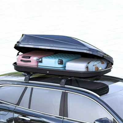Roof box travel luggage rack