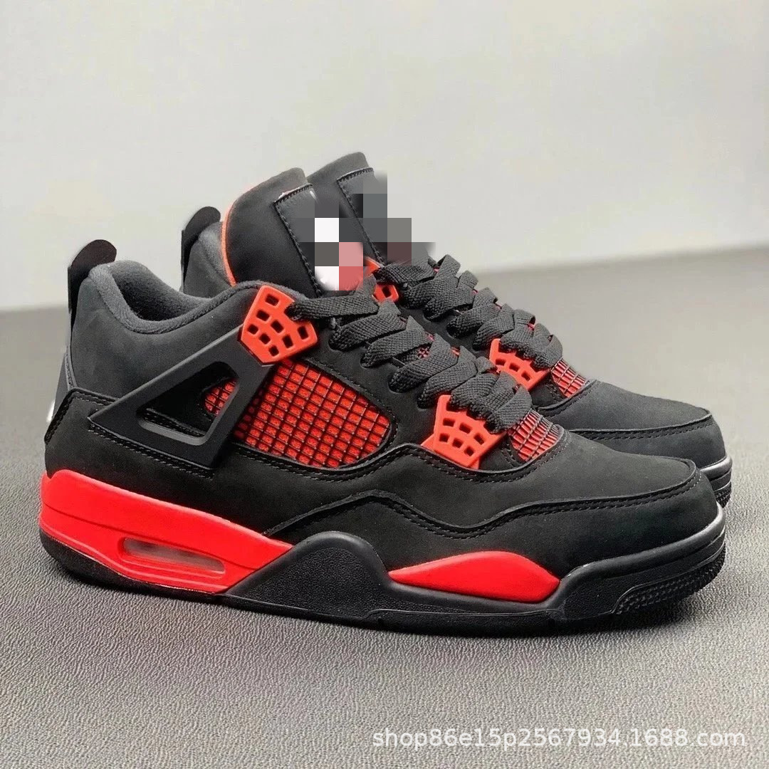 Zapatillas de Baloncesto Deportivas AJ4, Cuero y Caucho, Transpirable y Antideslizante, para Deporte y Ocio
