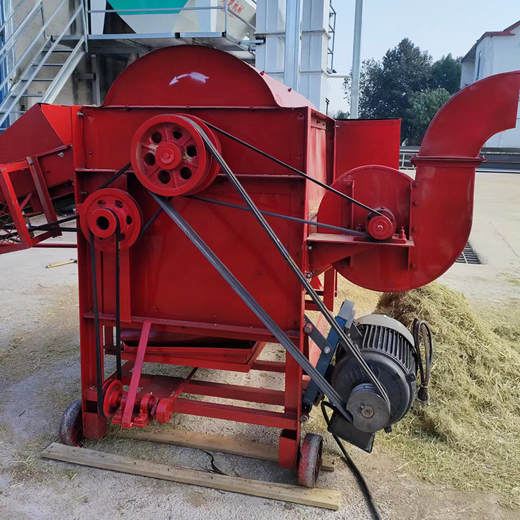 125型稻麦脱粒机柴电两用谷子高粱脱粒机出口各型号油菜籽打粒机