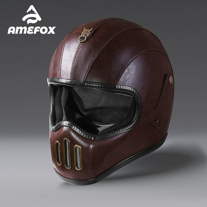 Glass retro half helmet, wholesale