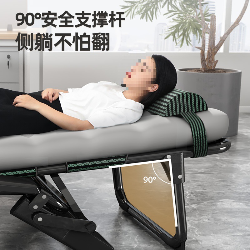 Folding Recliner Sofa for Autumn and Winter Office Nap Bed Home Use Balcony Leisure Sit Sleep Dual-Purpose Lazy Back Chair