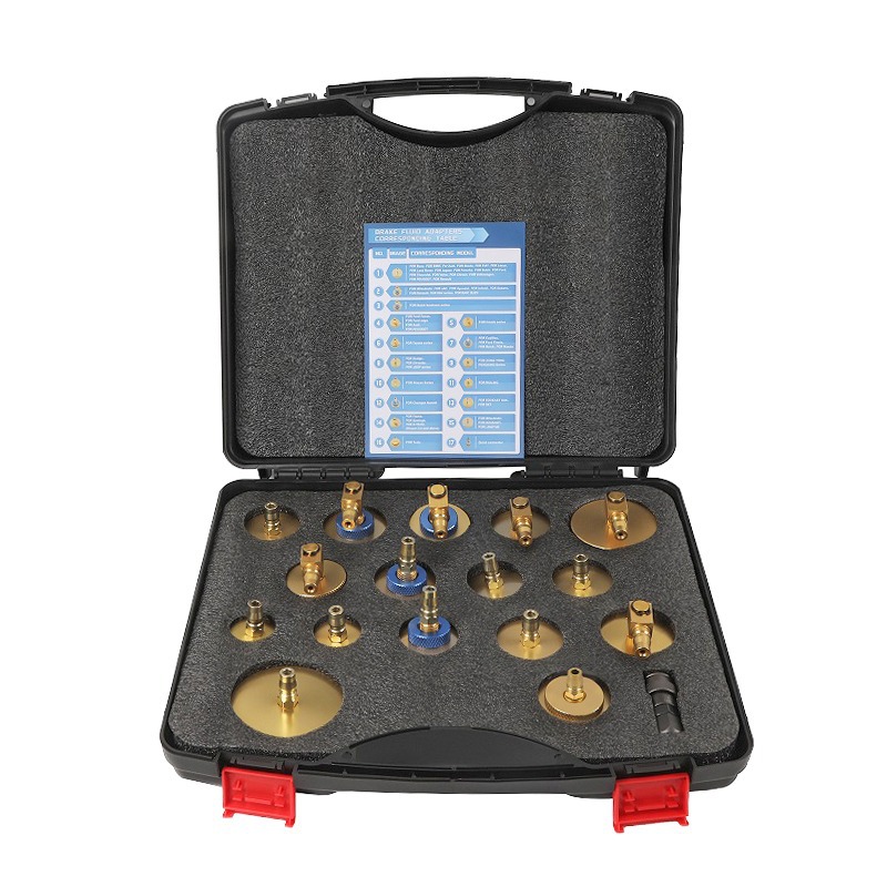 Máquina de reemplazo de aceite de freno del coche conector especial conector de conversión conjunto completo de reemplazo de aceite de freno líquido de frenos conector traje