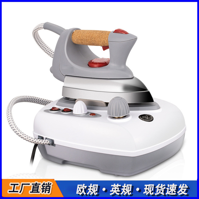 Cross-border European Standard Household Super Large PoWer 2000W Household Steam Electric Iron Polished Aluminum Bottom Plate Ironing Clothes