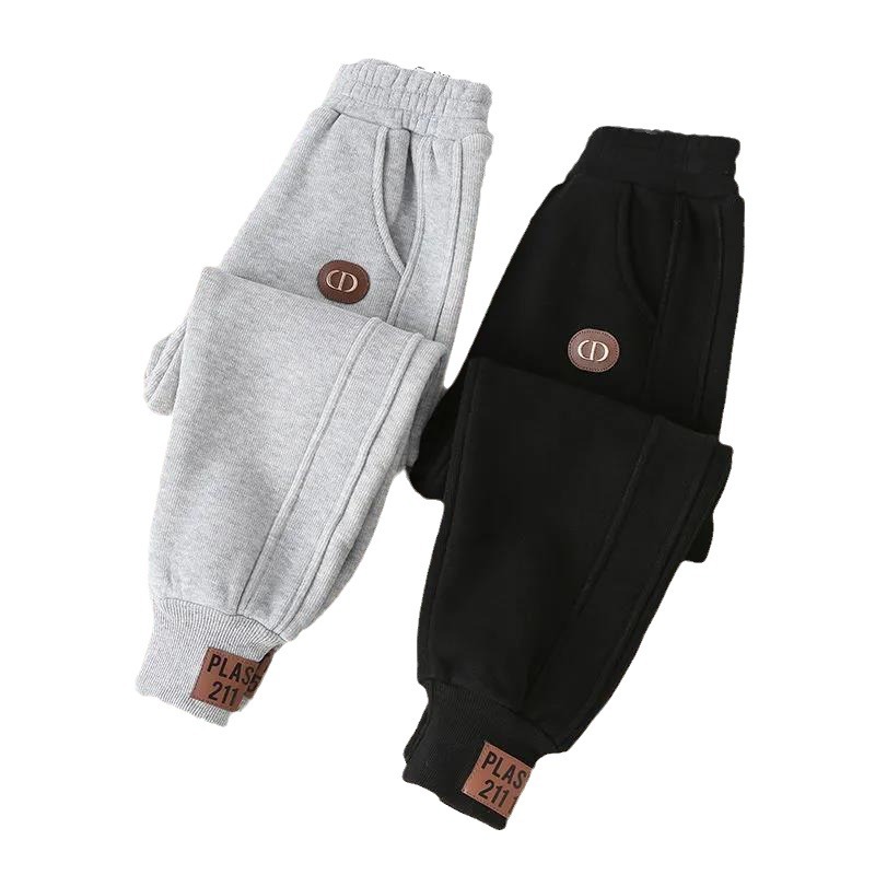 소녀 바지 스포츠 바지 여름 얇은 니킹 바지 운동복 바지 중학생을위한 캐주얼 바지 봄과 가을