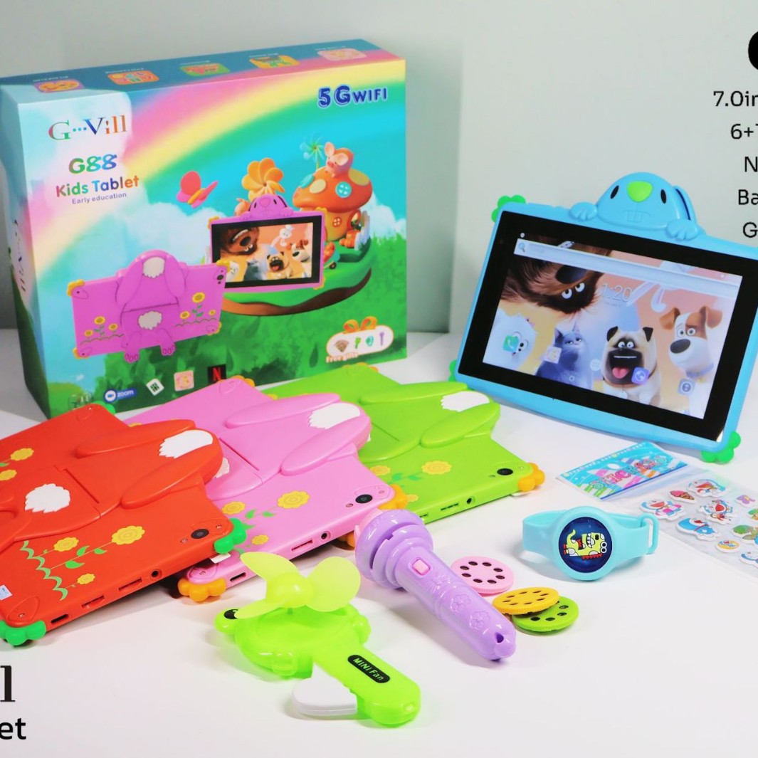 7inch Children's Tablet Card Calling Anti-Fall Android System Game Tablet Cross-Border Foreign Trade G88