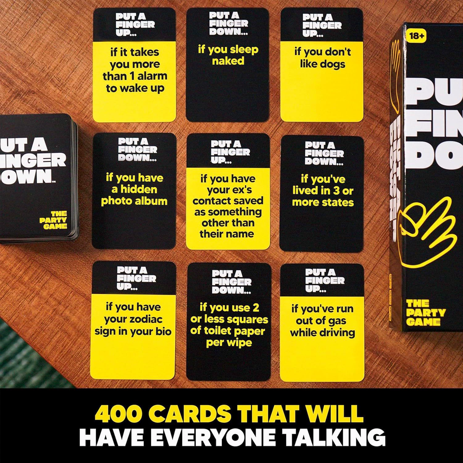 Новая кроссбордный продукт Put A Finger Down - Party Game Уложи палец вниз игра набор