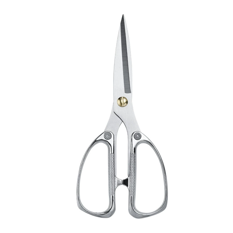 Alloy powerful kitchen chicken bone shearing stainless steel gold -plated home tailor scissors barbecue scissors kitchen shear
