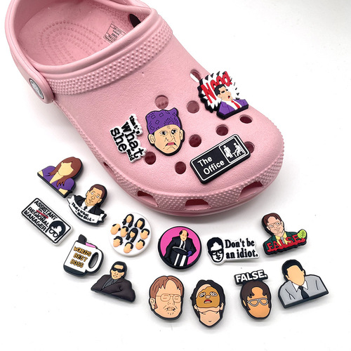 Amazon bestseller office hole shoes shoe flowers buckle the office shoe flowers decoration buckle croc