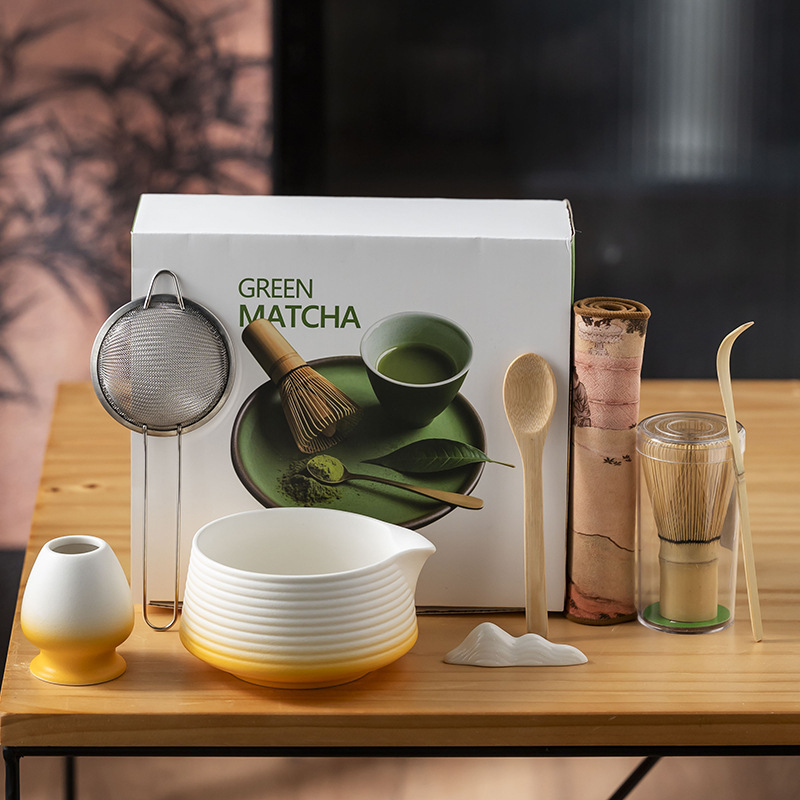 抹茶茶こし打ち工具抹茶ブラシ日本点茶碗抹茶カップ粉碗撹拌器茶調理器具セット|undefined