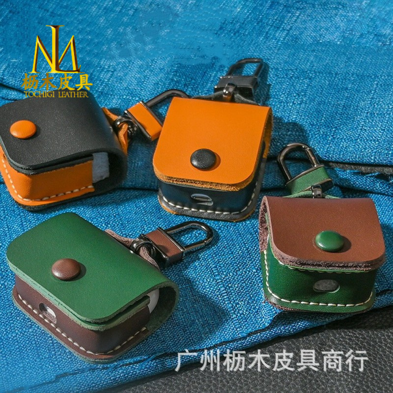 For AirPods12 Generation Leather Headphone Case AirPods3 Generation pro Contrast Color Bluetooth Headset Leather Case For AirPods12 Generation Leather Headphone Case AirPods3 Generation pro Contrast Color Bluetooth Headset Leather Case