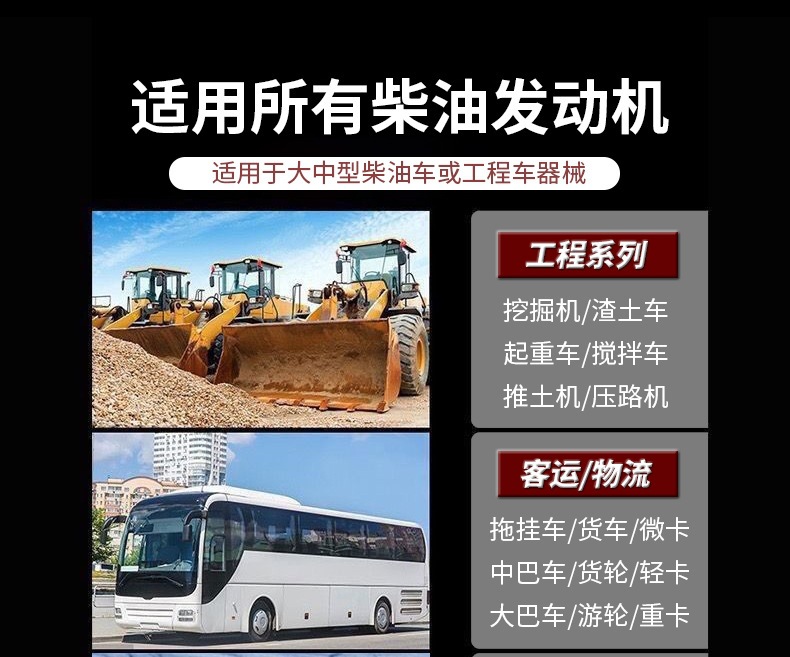 Diesel Vehicle Piston Ring Repair Agent for Treating Burnt Oil, Exhaust Gas Cleaning, Carbon Deposit Ring Repair, and Addressing Worn Cylinder Liners