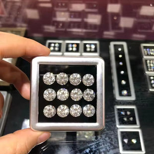 Moissanite Manufacturers Supply Moissanite D Color Wholesale Round Main Stone 3-15mm Loose Stone Moissanite Loose Stone