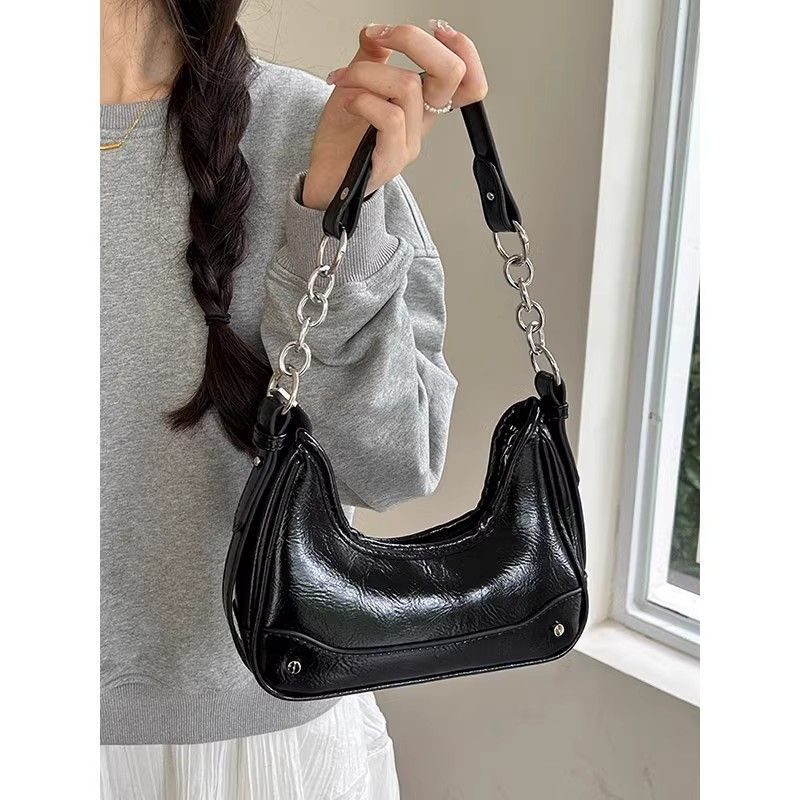 Women's 2025 New European And American Niche Handheld Chain Underarm High-end Versatile Shoulder Crossbody Bag Hot Girl_voghion.com