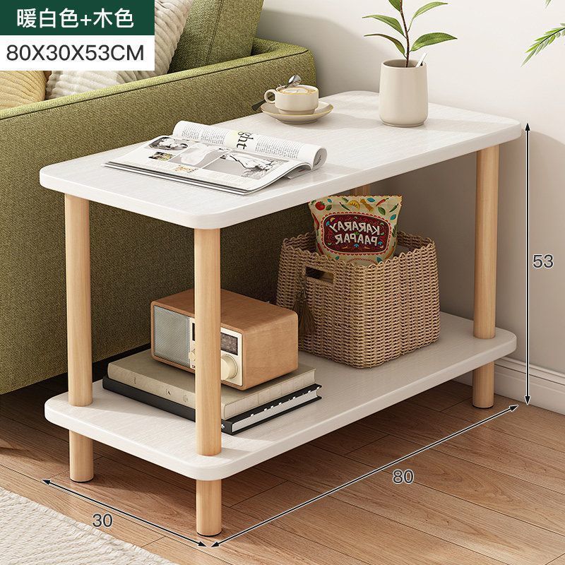 Mesa de té pequeña mesas de cabezal de cama pequeña mesa de cabezal de cama simple de alquiler de alquiler de habitaciones de cabezal de cama pequeña mesa dormitorio