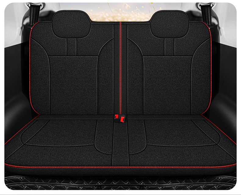 Changan Waxy Corn Lumin Special Full Surrounding Seat Cover Four Seasons Breathable Cotton and Linen Car Cushion Fabric Seat Cover