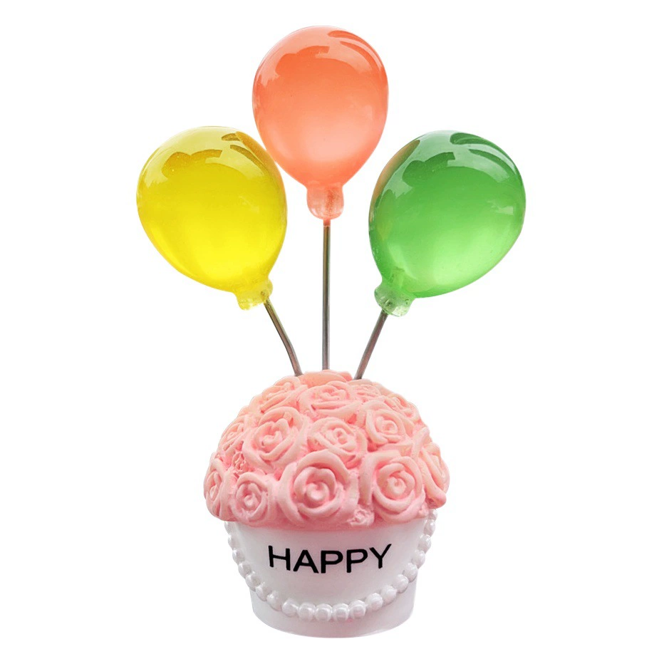 Новый воздушный шар украшение автомобиля Цвет воздушный шар дисплей украшение подарок на День Святого Валентина Смола ремесла