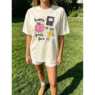 �W�a����Camiseta para mujer Happy To See Your Face Teacher c