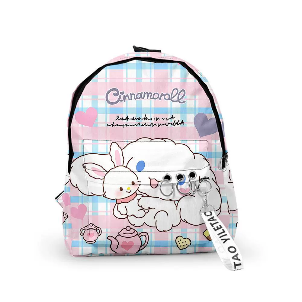 Sanrio, школьный рюкзак для мужчин и женщин, 3D, Cinnamoroll
