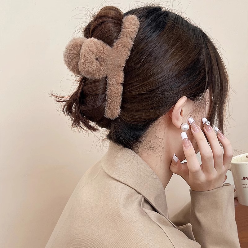 2025 nueva pinza de tiburón, más adecuado para mujeres, horquilla de la parte posterior de la cabeza de verano, pinza de agarre grande, horquilla de tocado