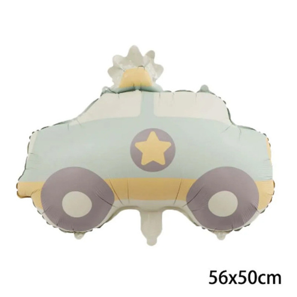 Matte rainbow police car