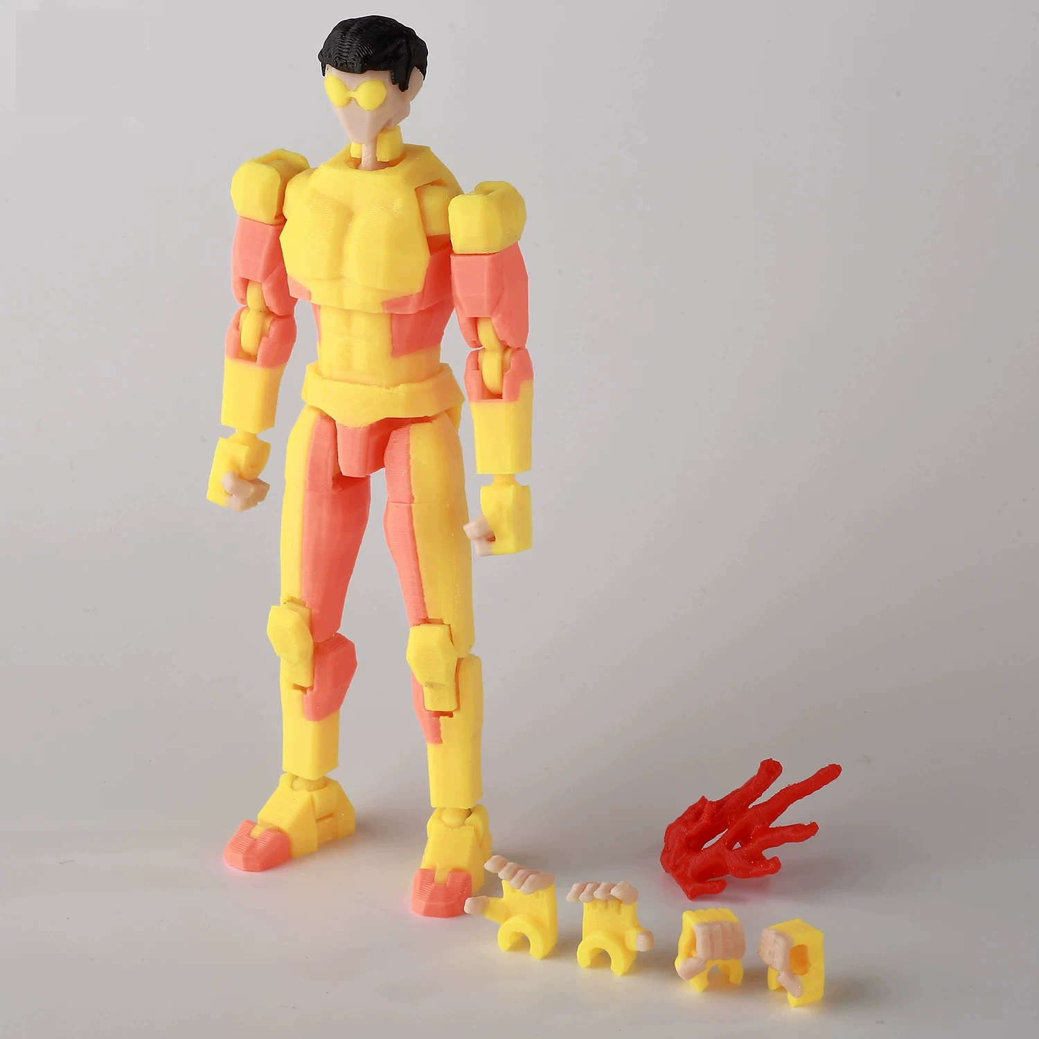 Doll, movable board game, constructor, minifigure, toy, 3D