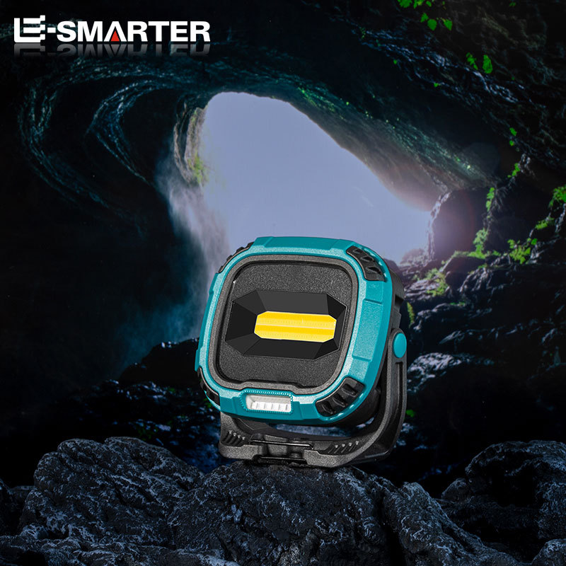 Transfronterizo nueva COB multifuncional portátil recargable luz de trabajo luz de emergencia mercado nocturno linterna portátil