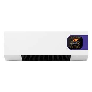 Heater wall-mounted household remote control heater bathroom heater energy-saving quick-heating mute electric heater small
