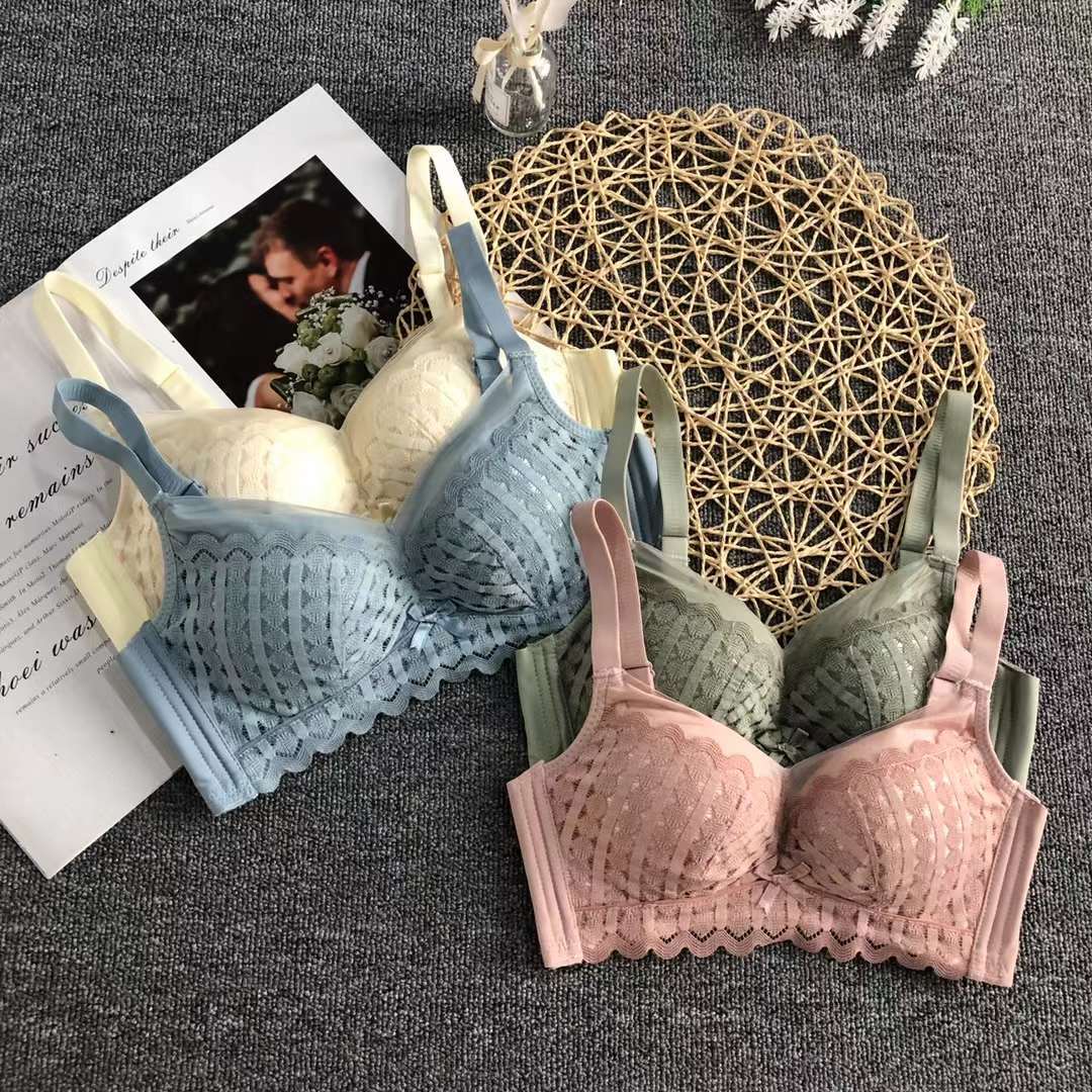 Alta calidad tres breasted ajustable push up mama colección cómodo sin hilos ropa interior delgada sujetador de las mujeres